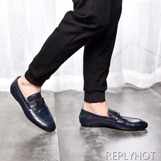 Hermes 2020 Mens Leather Loafer