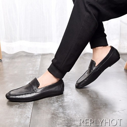 Hermes 2020 Mens Leather Loafer