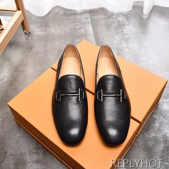 Hermes 2020 Mens Leather Loafer
