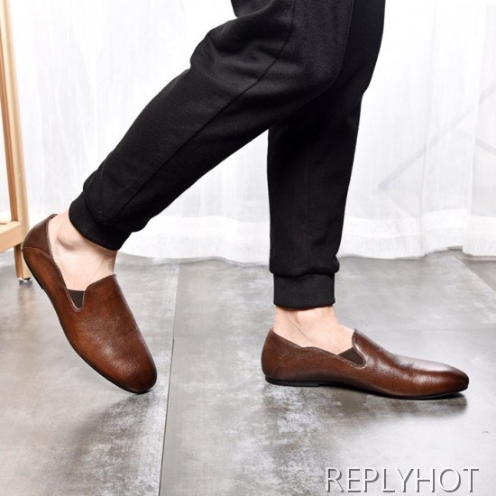 Hermes 2020 Mens Leather Loafer