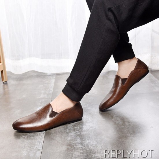 Hermes 2020 Mens Leather Loafer