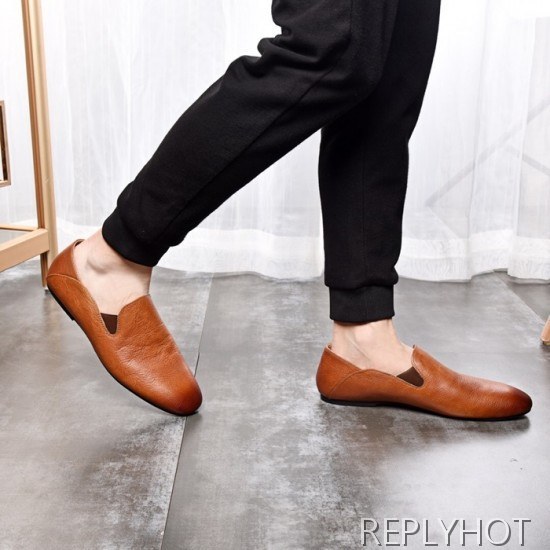 Hermes 2020 Mens Leather Loafer