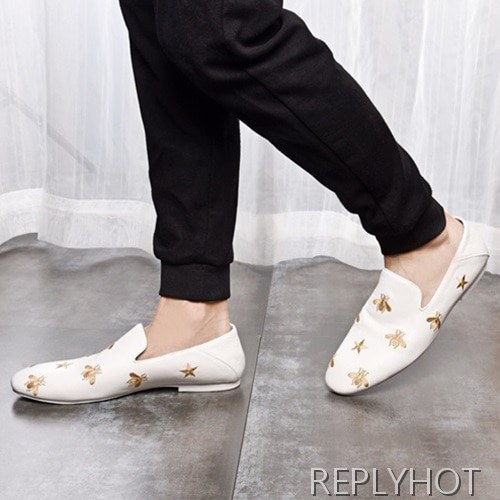 Gucci 2020 Mens Leather Loafer