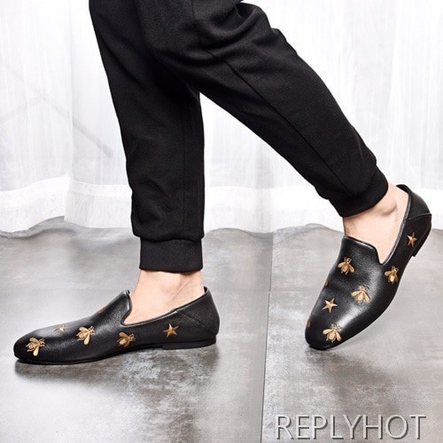 Gucci 2020 Mens Leather Loafer