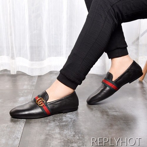 Gucci 2020 Mens Leather Loafer