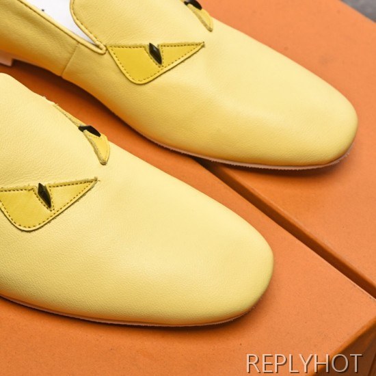 Fendi 2020 Mens Leather Loafer