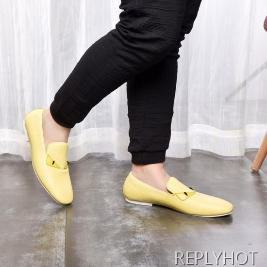 Fendi 2020 Mens Leather Loafer