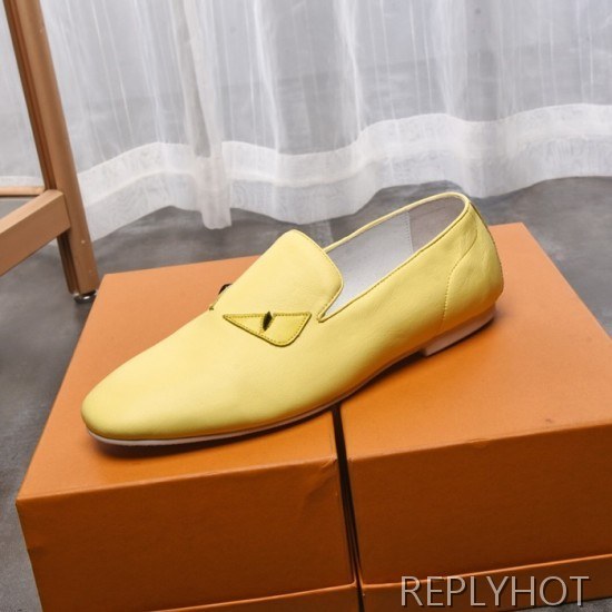 Fendi 2020 Mens Leather Loafer