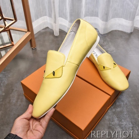 Fendi 2020 Mens Leather Loafer