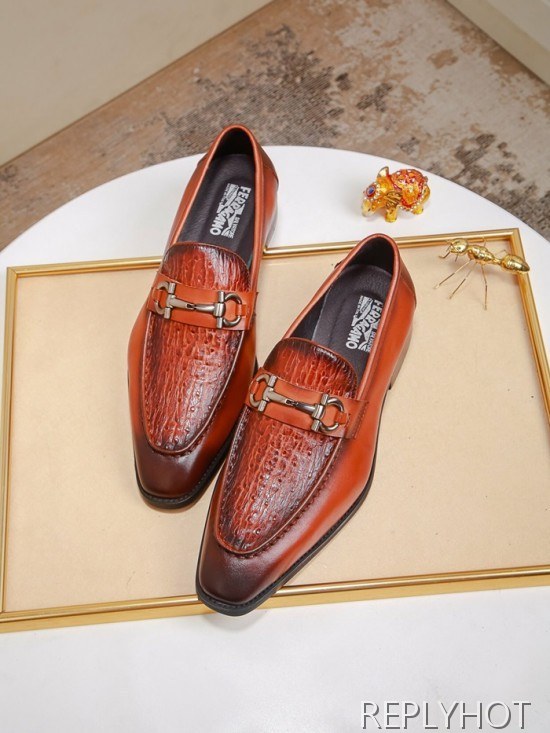 Ferragamo  2020 Mens Leather Loafer