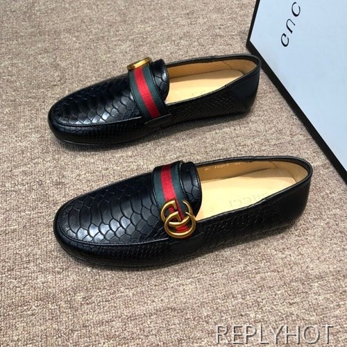 Gucci 2020 Mens Leather Loafer
