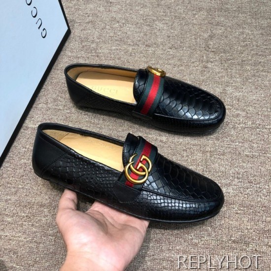 Gucci 2020 Mens Leather Loafer
