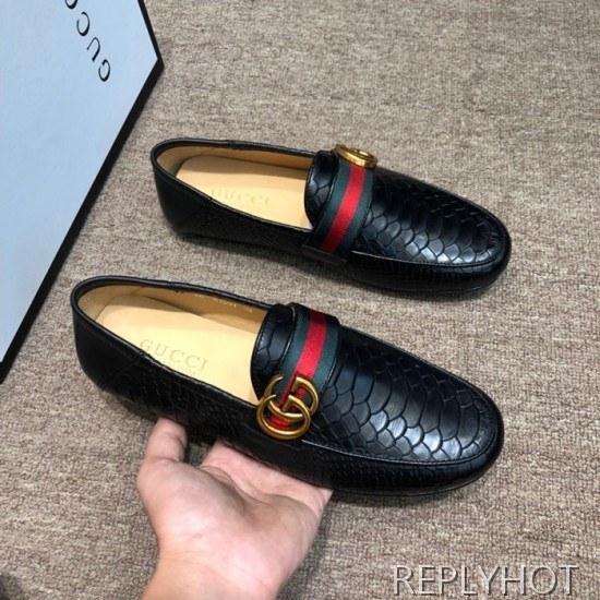 Gucci 2020 Mens Leather Loafer