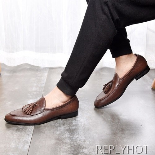 Gucci 2020 Mens Leather Loafer
