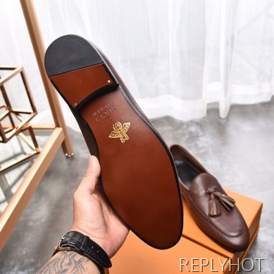 Gucci 2020 Mens Leather Loafer