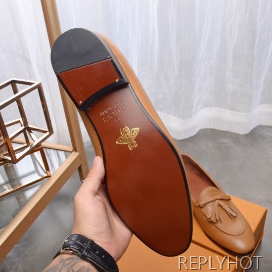 Gucci 2020 Mens Leather Loafer