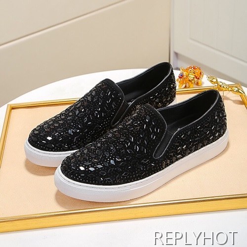 Philipp plein 2020 Mens Leather Slip On