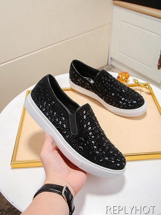 Philipp plein 2020 Mens Leather Slip On