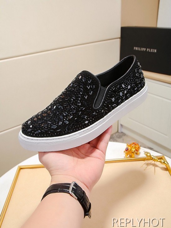 Philipp plein 2020 Mens Leather Slip On