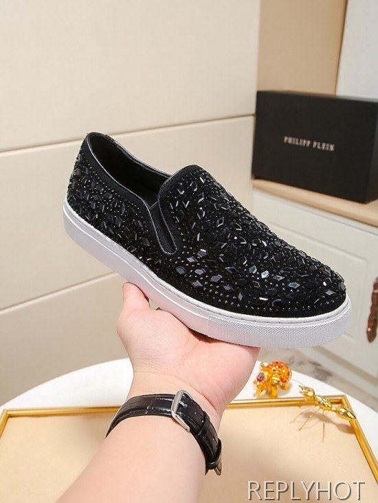 Philipp plein 2020 Mens Leather Slip On