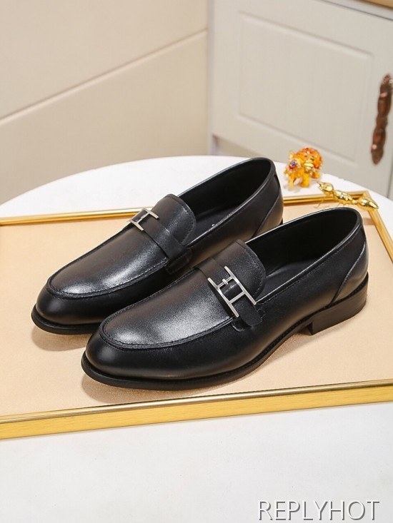 Hermes 2020 Mens Leather Loafer