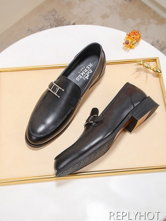 Hermes 2020 Mens Leather Loafer