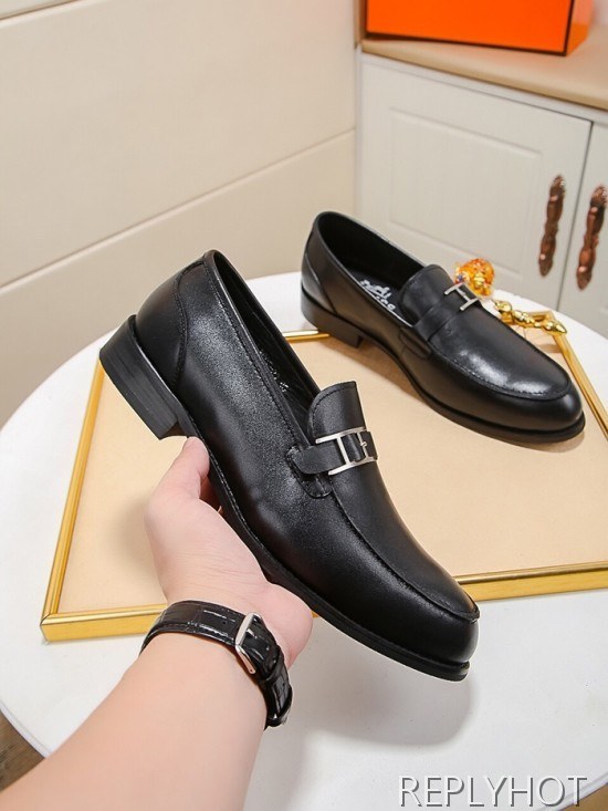 Hermes 2020 Mens Leather Loafer