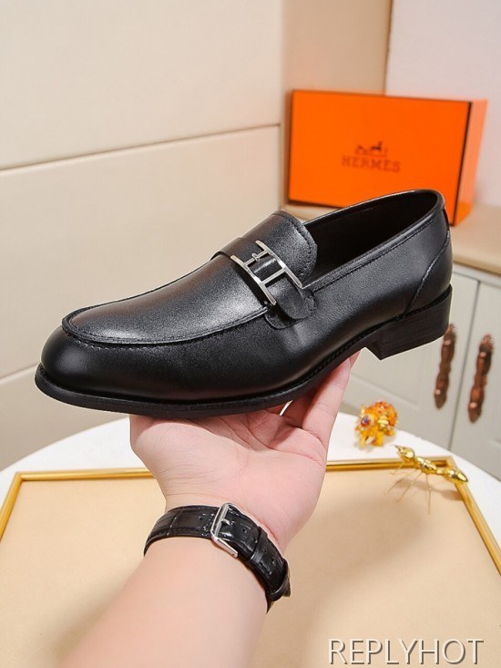 Hermes 2020 Mens Leather Loafer