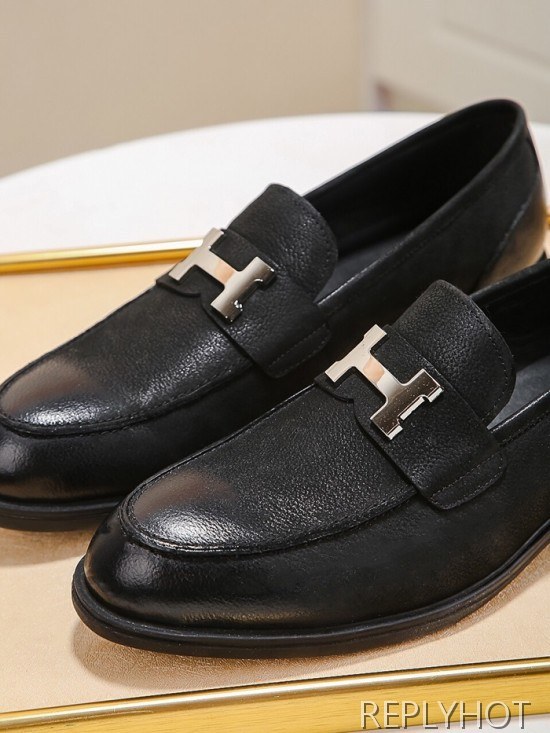 Hermes 2020 Mens Leather Loafer