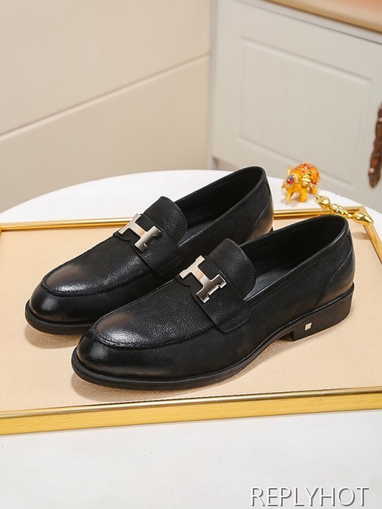 Hermes 2020 Mens Leather Loafer