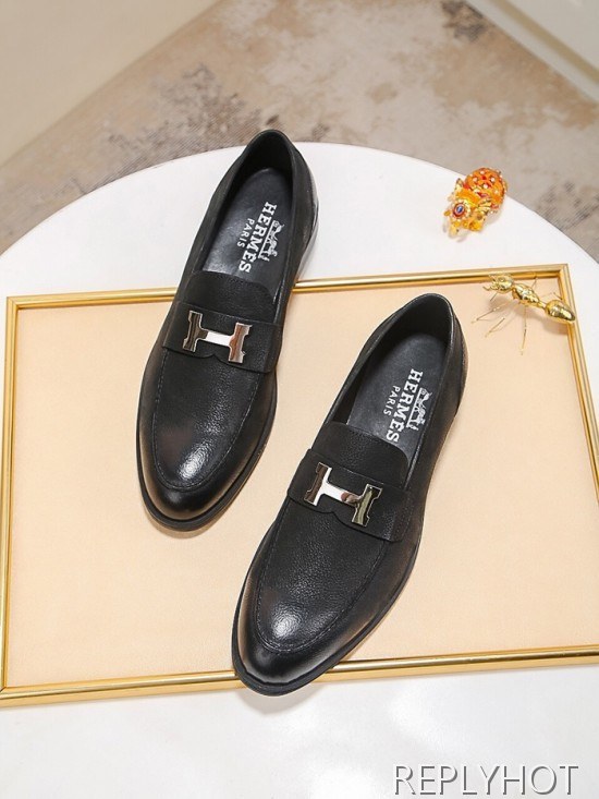 Hermes 2020 Mens Leather Loafer