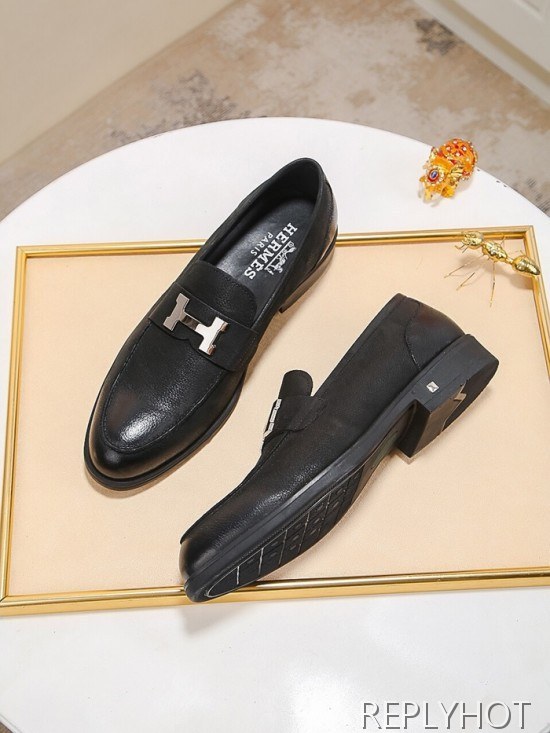 Hermes 2020 Mens Leather Loafer