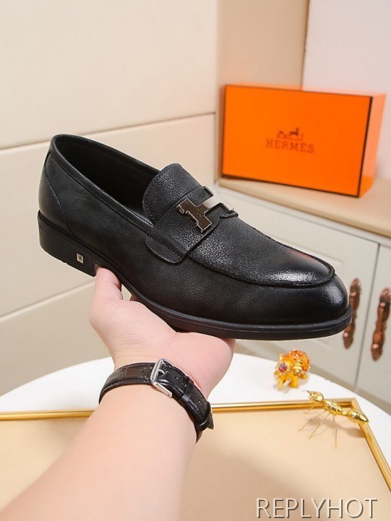 Hermes 2020 Mens Leather Loafer
