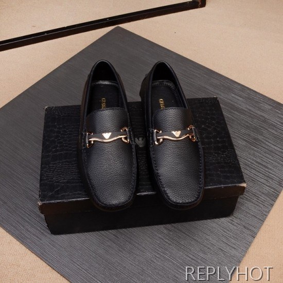Armani 2020 Mens Leather Loafer