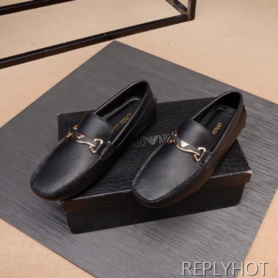 Armani 2020 Mens Leather Loafer