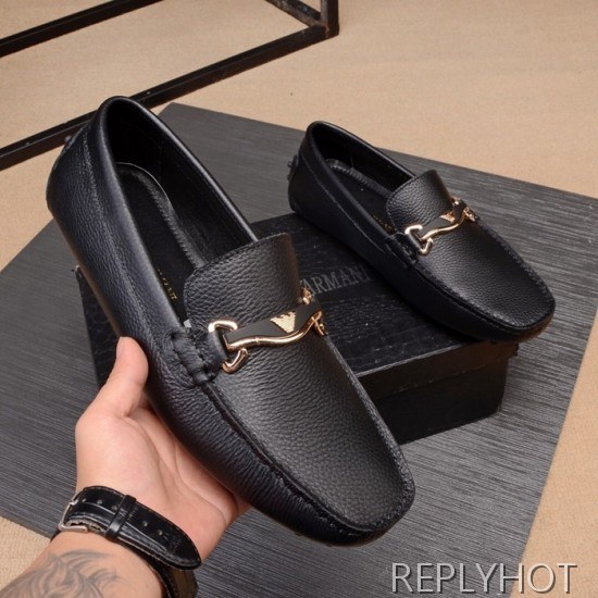Armani 2020 Mens Leather Loafer