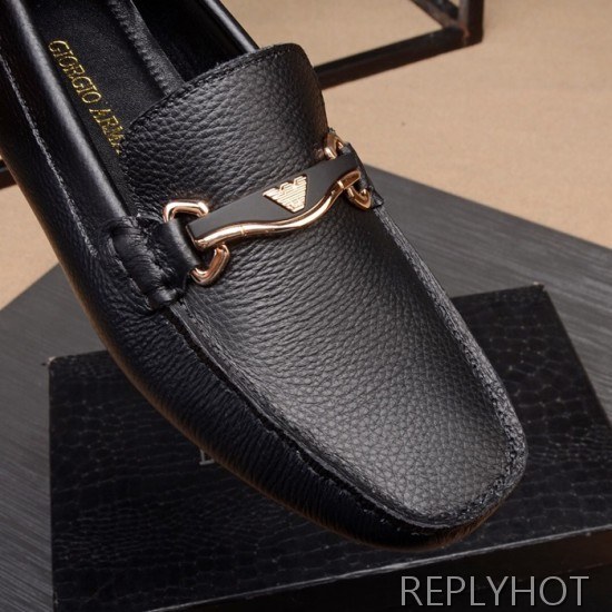 Armani 2020 Mens Leather Loafer
