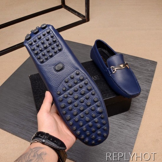 Armani 2020 Mens Leather Loafer