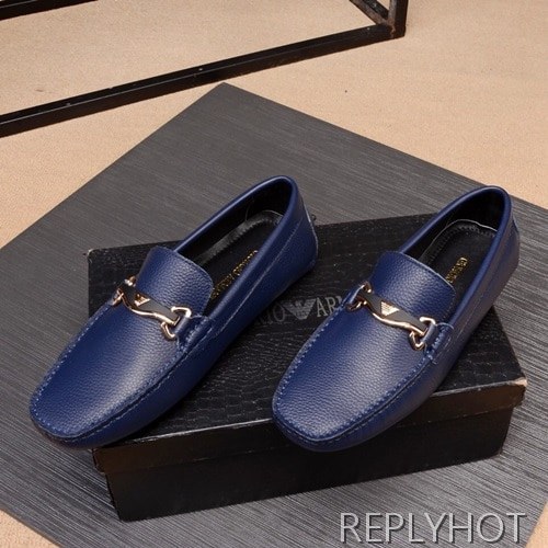 Armani 2020 Mens Leather Loafer