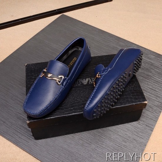 Armani 2020 Mens Leather Loafer