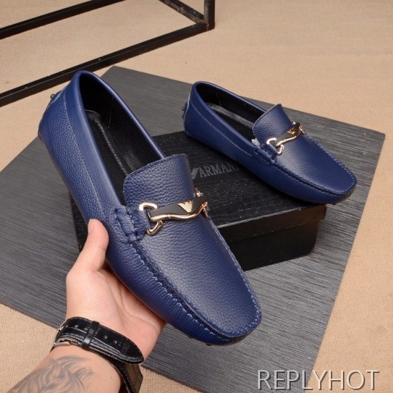 Armani 2020 Mens Leather Loafer