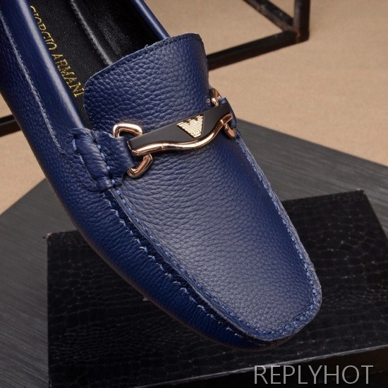 Armani 2020 Mens Leather Loafer