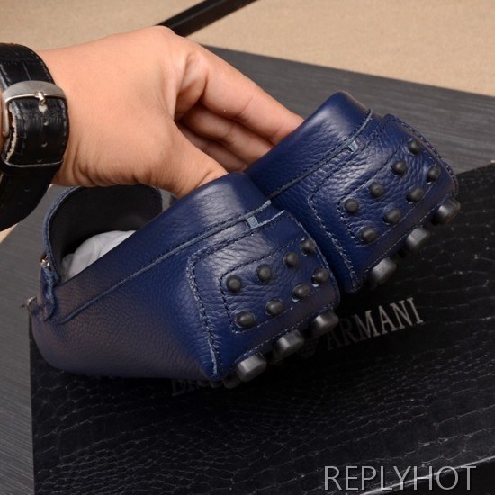 Armani 2020 Mens Leather Loafer