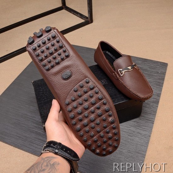Armani 2020 Mens Leather Loafer