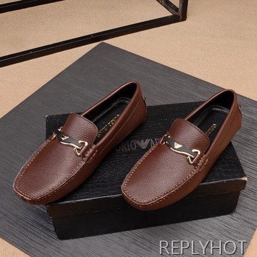 Armani 2020 Mens Leather Loafer