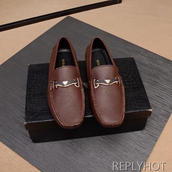 Armani 2020 Mens Leather Loafer