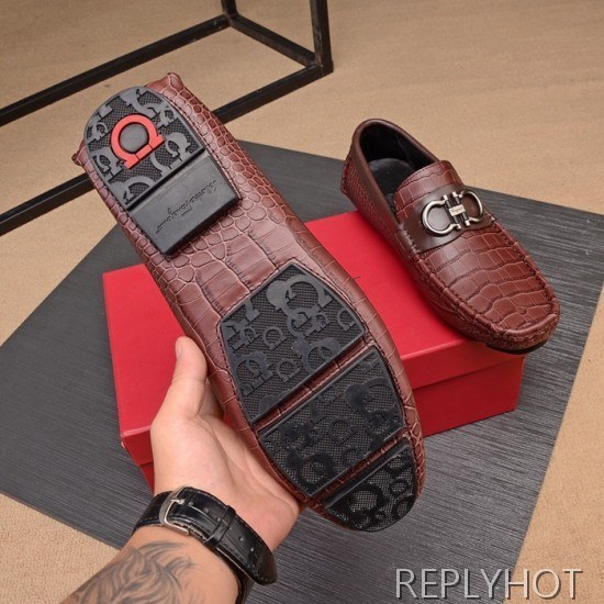 Ferragamo  2020 Mens Leather Loafer