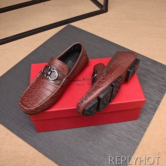 Ferragamo  2020 Mens Leather Loafer