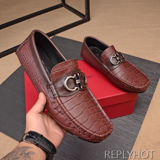 Ferragamo  2020 Mens Leather Loafer