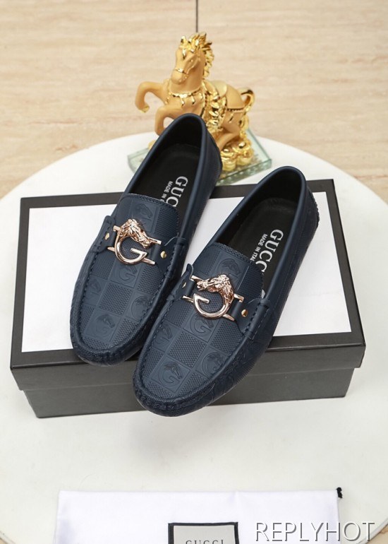 Gucci 2020 Mens Leather Loafer